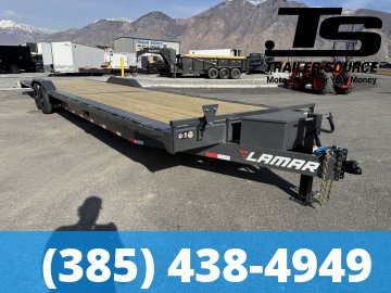 7x36 Lamar H8 Equipment Trailer - 14K GVWR - Spare Mount, Spare Tire, Tongue Box