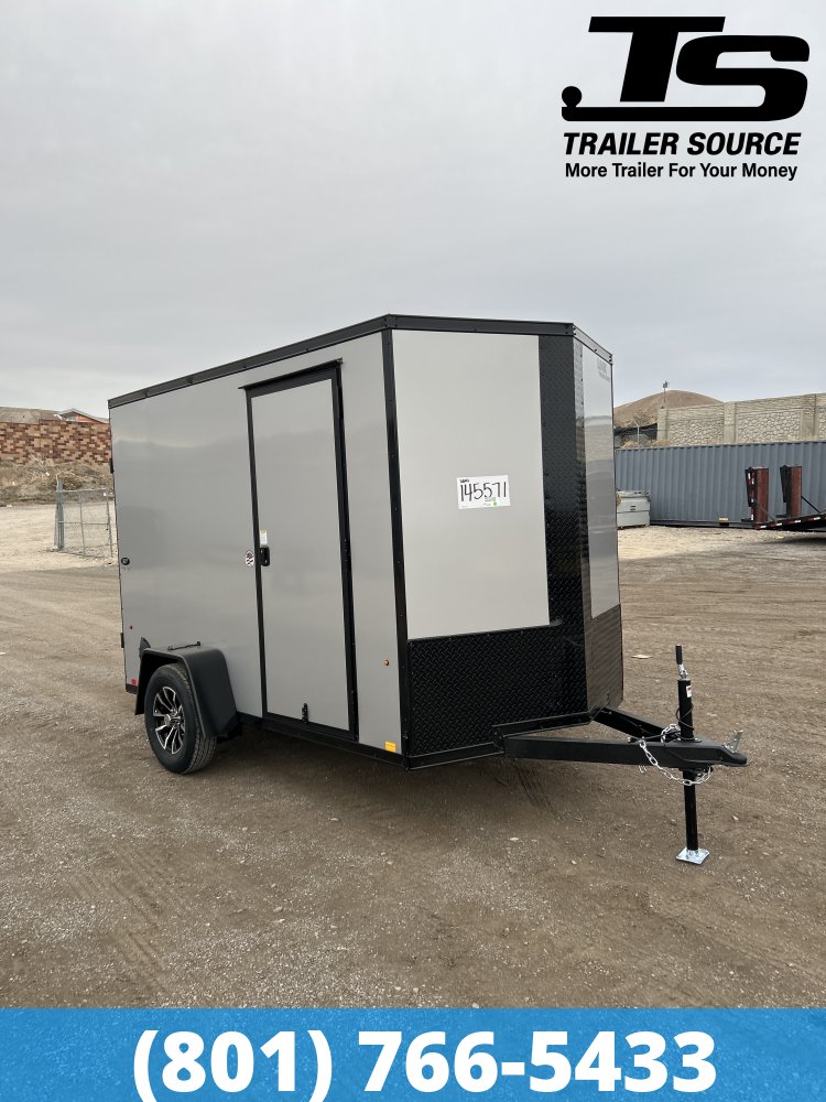 6x10 Look ST DLX Enclosed Cargo Trailer - 6'6" Interior - 3.5K GVWR - .080 PolyCor, Alloy Wheels, Black Out Package