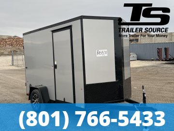 6x10 Look ST DLX Enclosed Cargo Trailer - 6'6" Interior - 3.5K GVWR - .080 PolyCor, Alloy Wheels, Black Out Package