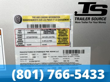 6x10 Look ST DLX Enclosed Cargo Trailer - 6'6" Interior - 3.5K GVWR - .080 PolyCor, Alloy Wheels, Black Out Package