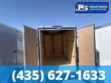 5x8 American Hauler Arrow Deluxe Enclosed Cargo Trailer - 6'0" Interior - 3.5K GVWR - Barn Doors, Side Door