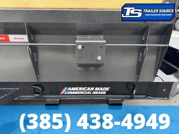 7x14 Liberty LD Dump Trailer - 32" Sides - 15.4K GVWR - 7 Gauge Floor, Board Brackets, Fork Holders