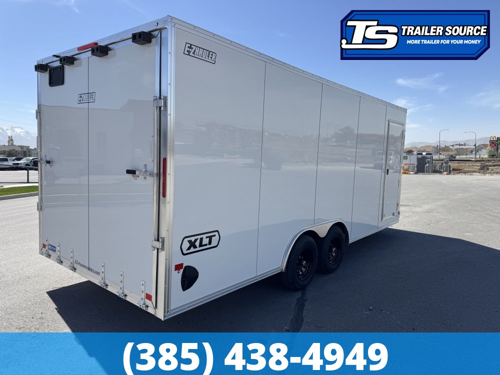8.5x20 Alcom EZ Hauler XLT Aluminum Enclosed Cargo Trailer - 7'6" Interior - 3.5K GVWR - .080 PolyCor