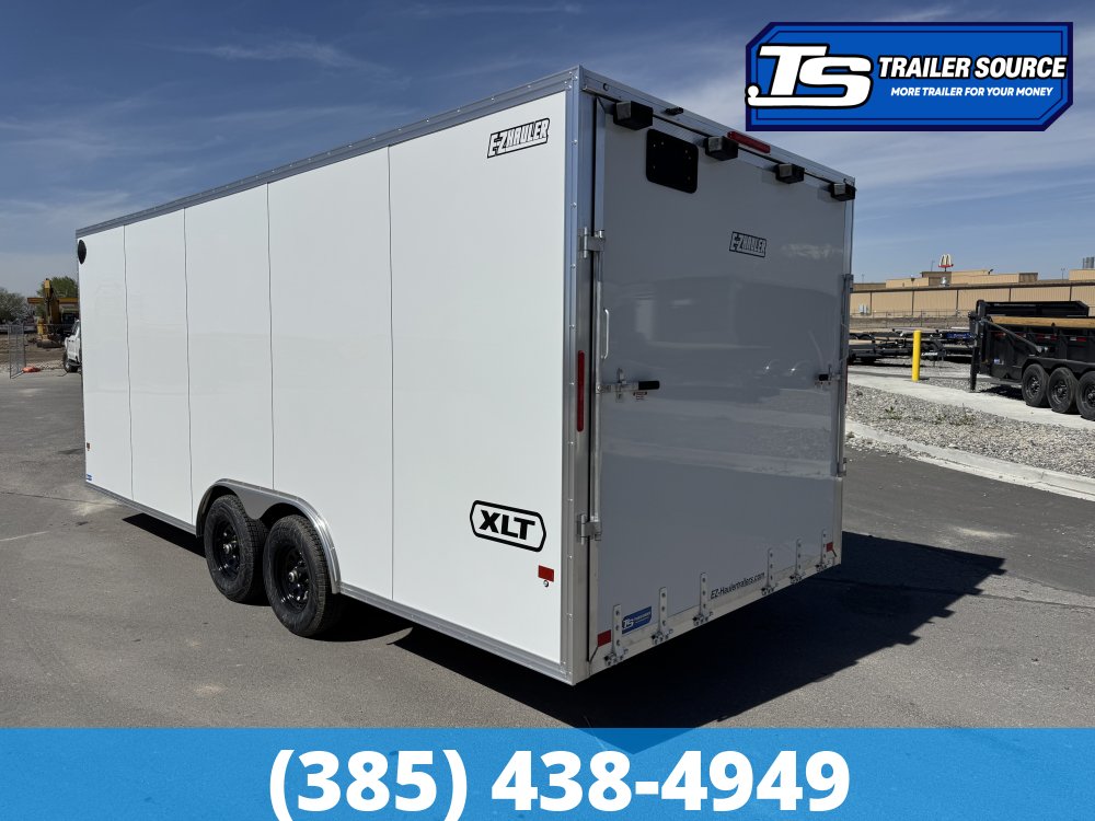8.5x20 Alcom EZ Hauler XLT Aluminum Enclosed Cargo Trailer - 7'6" Interior - 3.5K GVWR - .080 PolyCor