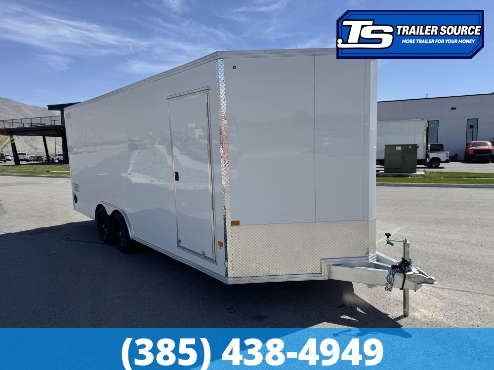 8.5x20 Alcom EZ Hauler XLT Aluminum Enclosed Cargo Trailer - 7'6" Interior - 3.5K GVWR - .080 PolyCor