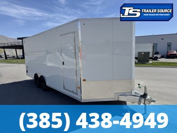 8.5x20 Alcom EZ Hauler XLT Aluminum Enclosed Cargo Trailer - 7'6" Interior - 3.5K GVWR - .080 PolyCor