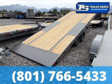 8.5x22 Diamond C DET 207 Deckover Tilt Trailer - 15.5K GVWR -