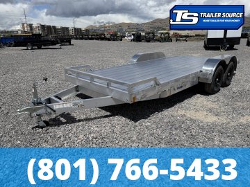 7x20 Alcom Open Car Hauler Aluminum