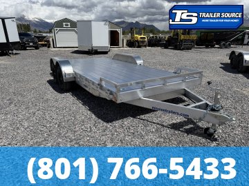 7x20 Alcom Open Car Hauler Aluminum Trailer - 10K GVWR -
