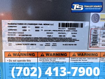 8.5x16 Look Element SE Enclosed Cargo Trailer - 7'0" Interior - 10K GVWR - .080 PolyCor, Alloy Wheels