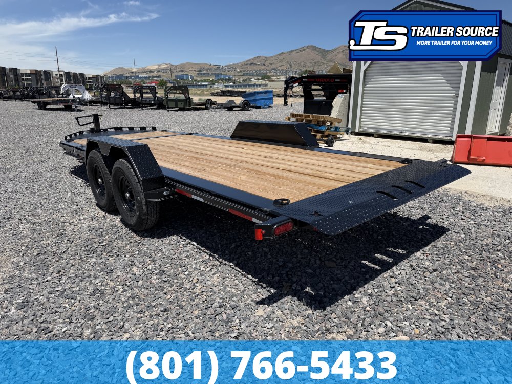 7x22 Double A Pro Series CT Tilt Trailer - 17.5K GVWR -