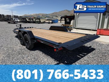 7x22 Double A Pro Series CT Tilt Trailer - 17.5K GVWR -