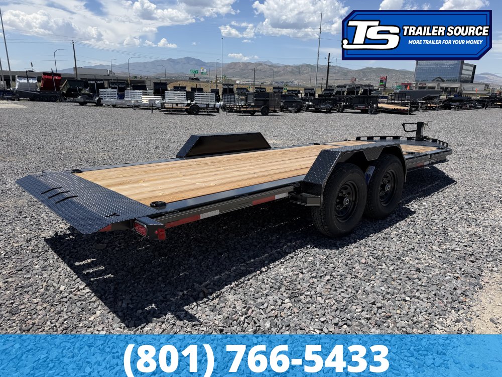 7x22 Double A Pro Series CT Tilt Trailer - 17.5K GVWR -