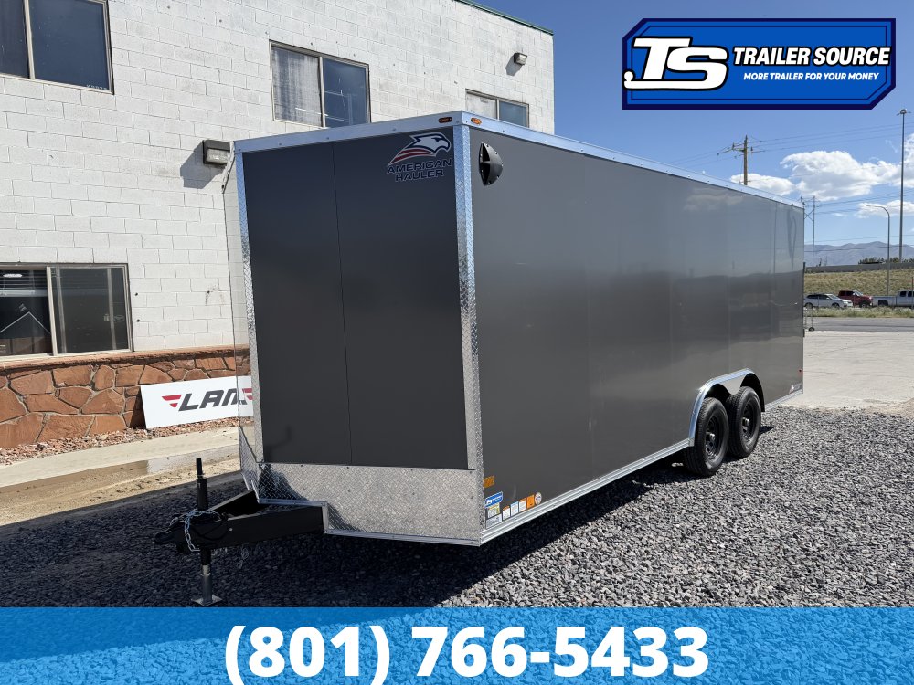8.5x20 American Hauler Arrow Enclosed Cargo Trailer - 7'0" Interior - 10K GVWR - .080 PolyCor, Dovetail, Ramp Door
