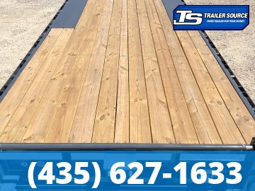 8.5x20 Lamar F8 Deckover Equipment Trailer - 14K GVWR - Oak Floor