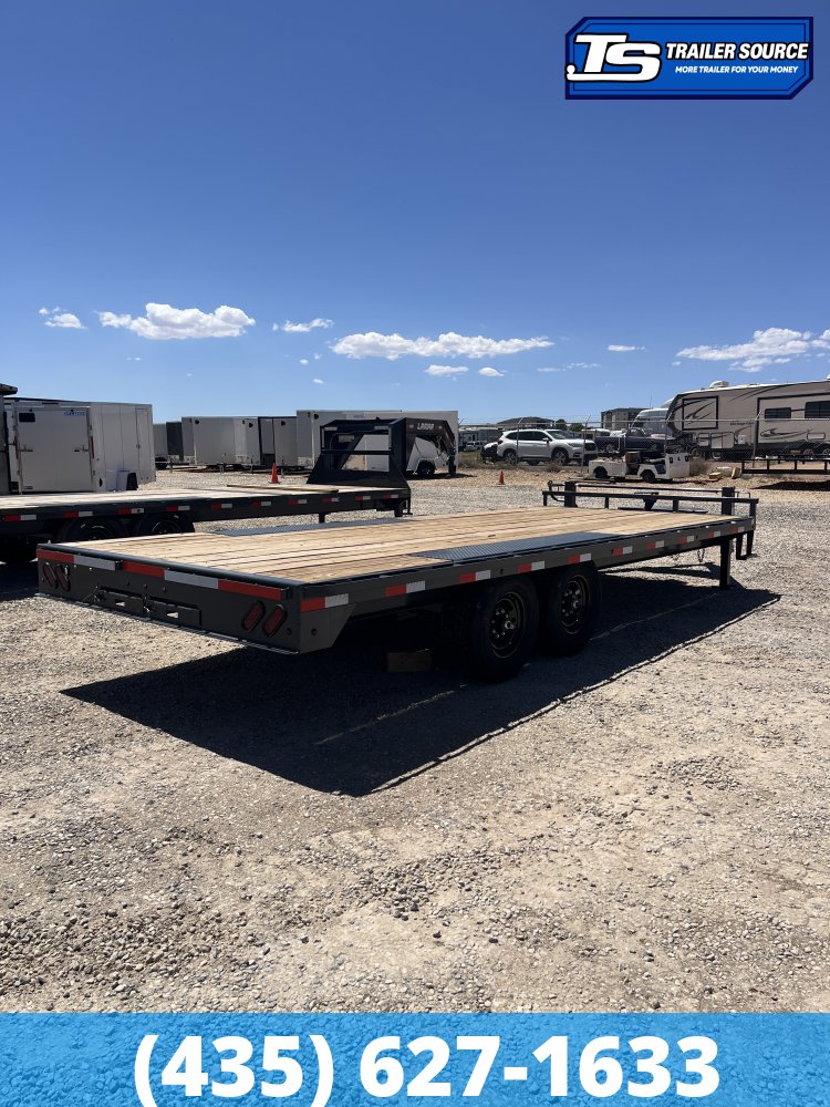 8.5x20 Lamar F8 Deckover Equipment Trailer - 14K GVWR - Oak Floor