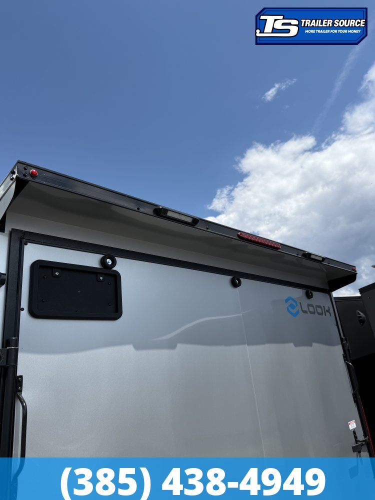 8.5x16 Look ST DLX Enclosed Cargo Trailer - 7'0" Interior - 7K GVWR - 16" Cross Member Upgrade, Black Out Package, Rear Spoiler w/ Load Lights