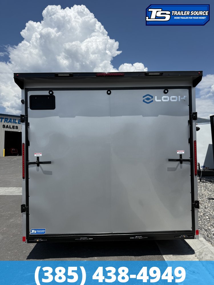 8.5x16 Look ST DLX Enclosed Cargo Trailer - 7'0" Interior - 7K GVWR - 16" Cross Member Upgrade, Black Out Package, Rear Spoiler w/ Load Lights