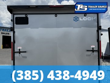 8.5x16 Look ST DLX Enclosed Cargo Trailer - 7'0" Interior - 7K GVWR - 16" Cross Member Upgrade, Black Out Package, Rear Spoiler w/ Load Lights