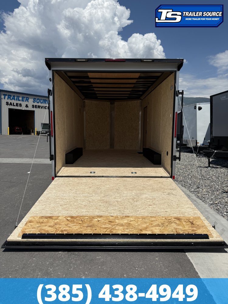 8.5x16 Look ST DLX Enclosed Cargo Trailer - 7'0" Interior - 7K GVWR - 16" Cross Member Upgrade, Black Out Package, Rear Spoiler w/ Load Lights