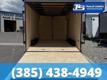 8.5x16 Look ST DLX Enclosed Cargo Trailer - 7'0" Interior - 7K GVWR - 16" Cross Member Upgrade, Black Out Package, Rear Spoiler w/ Load Lights