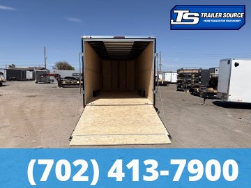 8.5x24 Wells Cargo Fast Trac Deluxe Enclosed Cargo Trailer - 7'6" Interior - 10K GVWR - .080 PolyCor, Dovetail