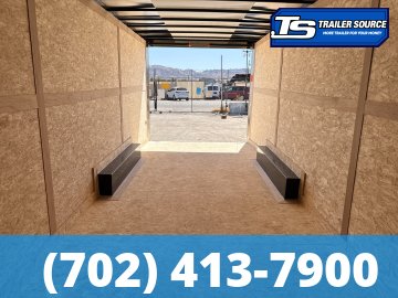 8.5x24 Wells Cargo Fast Trac Deluxe Enclosed Cargo Trailer - 7'6" Interior - 10K GVWR - .080 PolyCor, Dovetail