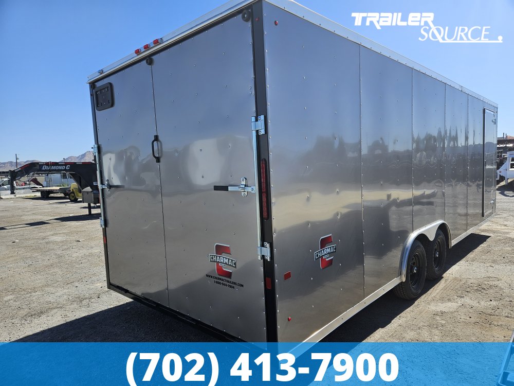 8.5x24 Charmac Atlas 7'0" Interior 10K Enclosed Cargo