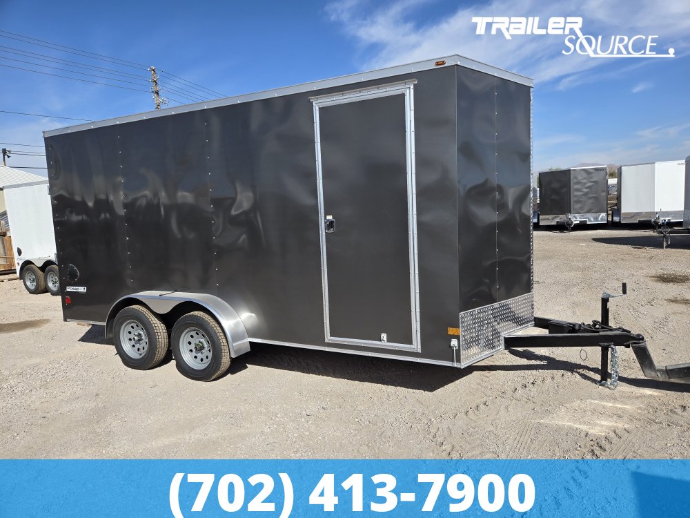 7x16 Haulmark Passport DELUXE 7'0" Interior 7K Tandem Axle Enclosed Cargo Trailer