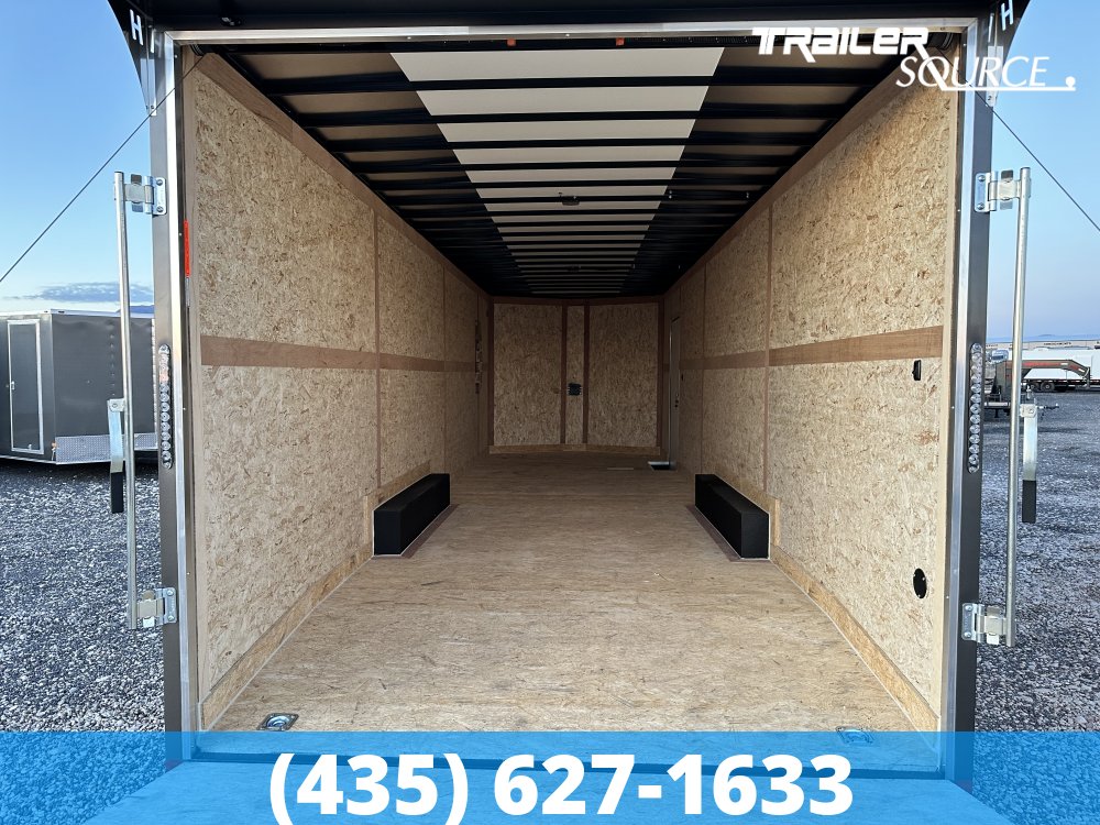 8.5x28 Haulmark Transport 7'6" Interior 12K Tandem Axle Enclosed Cargo