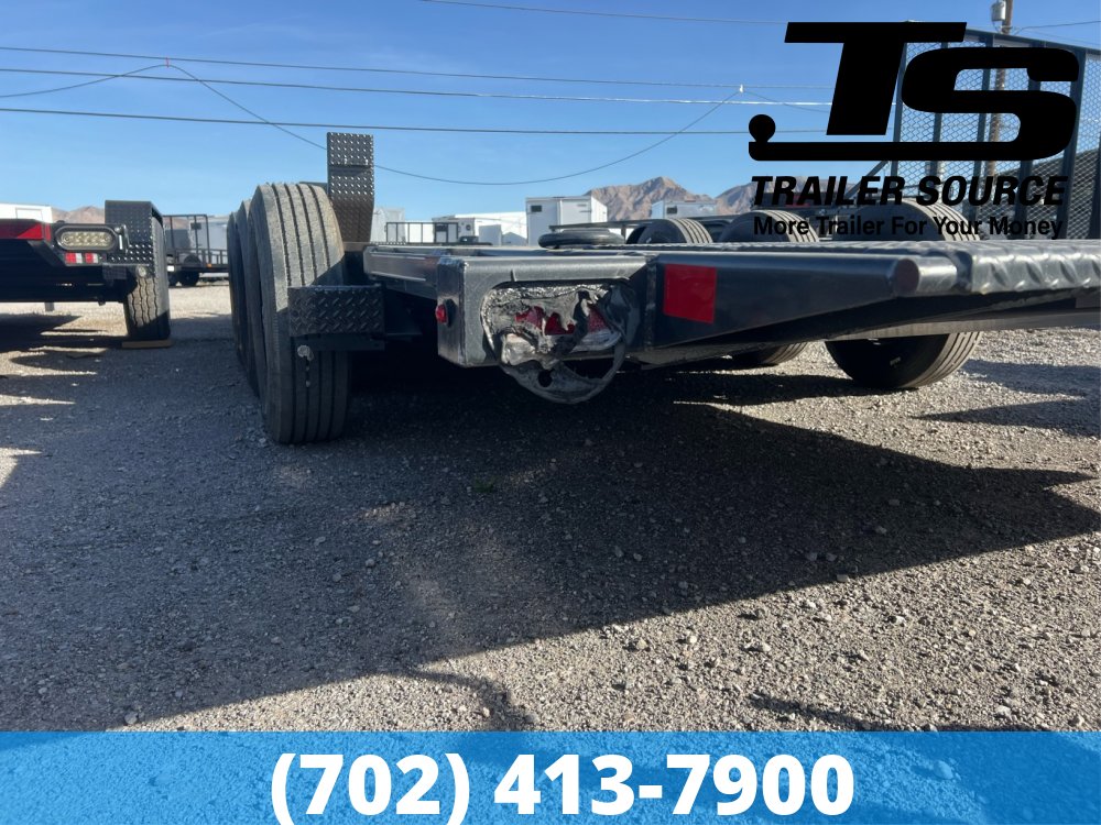 Scratch and dent 7x22 Diamond C HDT 307 Tilt Trailer - 24K GVWR 14 Ply Tires