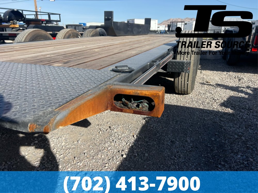 Scratch and dent 7x22 Diamond C HDT 307 Tilt Trailer - 24K GVWR 14 Ply Tires