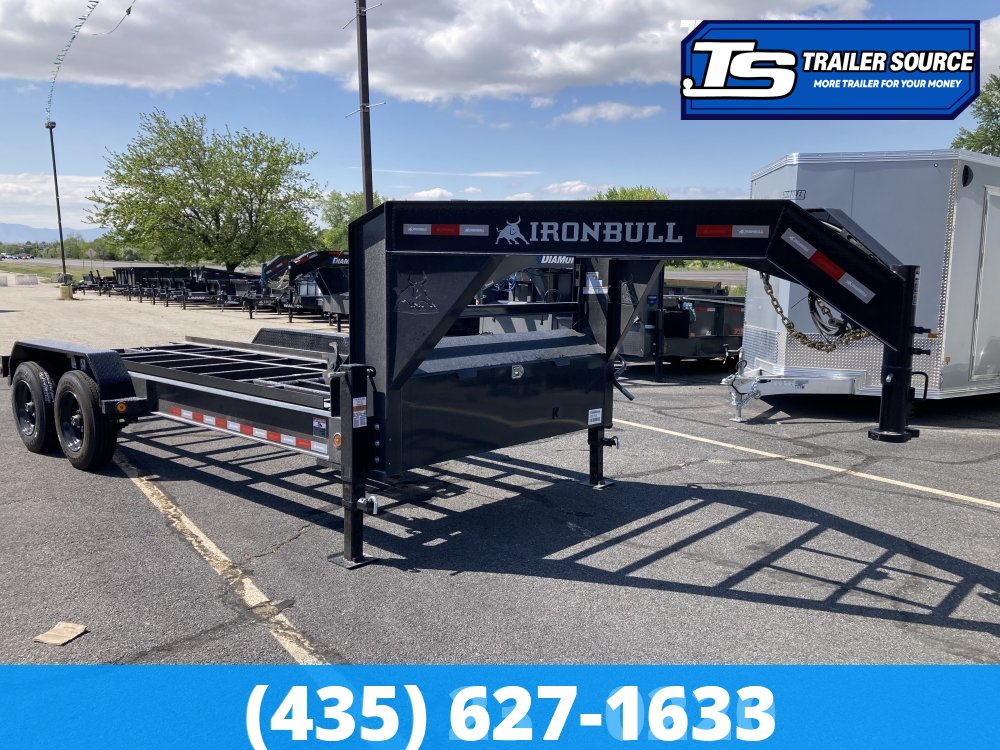 7x16 Iron Bull DBG Gooseneck Roll Off Trailer