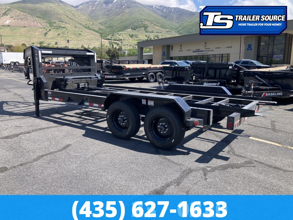 7x16 Iron Bull DBG Gooseneck Roll Off Trailer