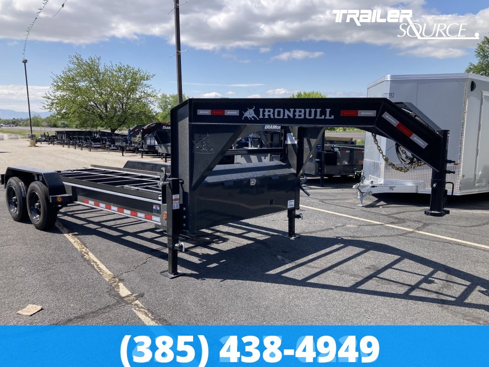 7x16 Iron Bull DBG Gooseneck Roll Off Dumpster 16K Utility