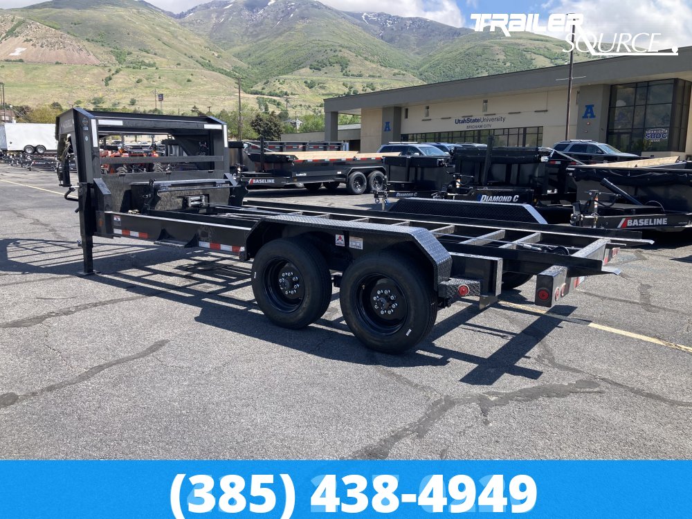 7x16 Iron Bull DBG Gooseneck Roll Off Dumpster 16K Utility