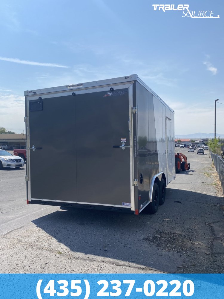 8.5x16 American Hauler Night Hawk 7'6" 10K Tandem Axle Enclosed Cargo