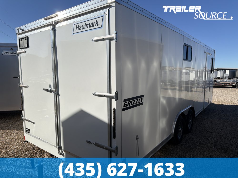 8.5x24 Haulmark Grizzly HD Office Commericial Duty 7'0" Interior 10K Tandem Axle Enclosed Cargo