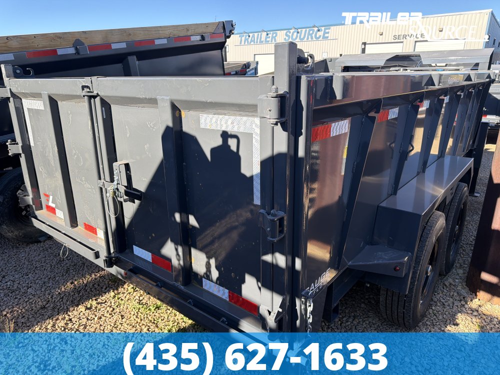 7x14 Lamar DT Gooseneck  15.4K GVW Dump