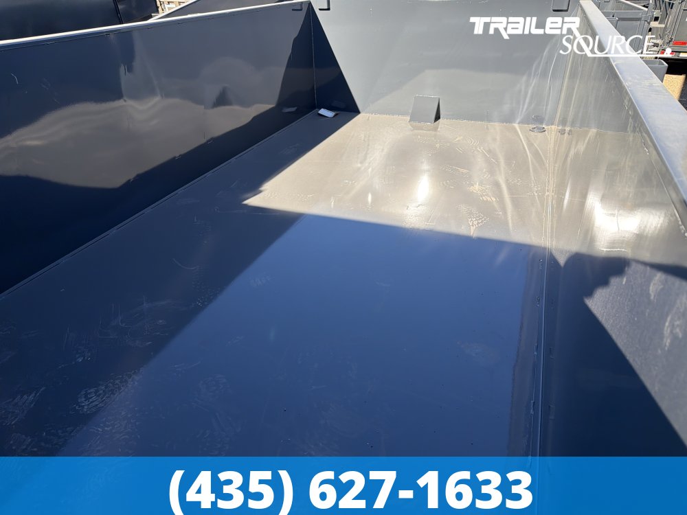 7x14 Lamar DT Gooseneck  15.4K GVW Dump