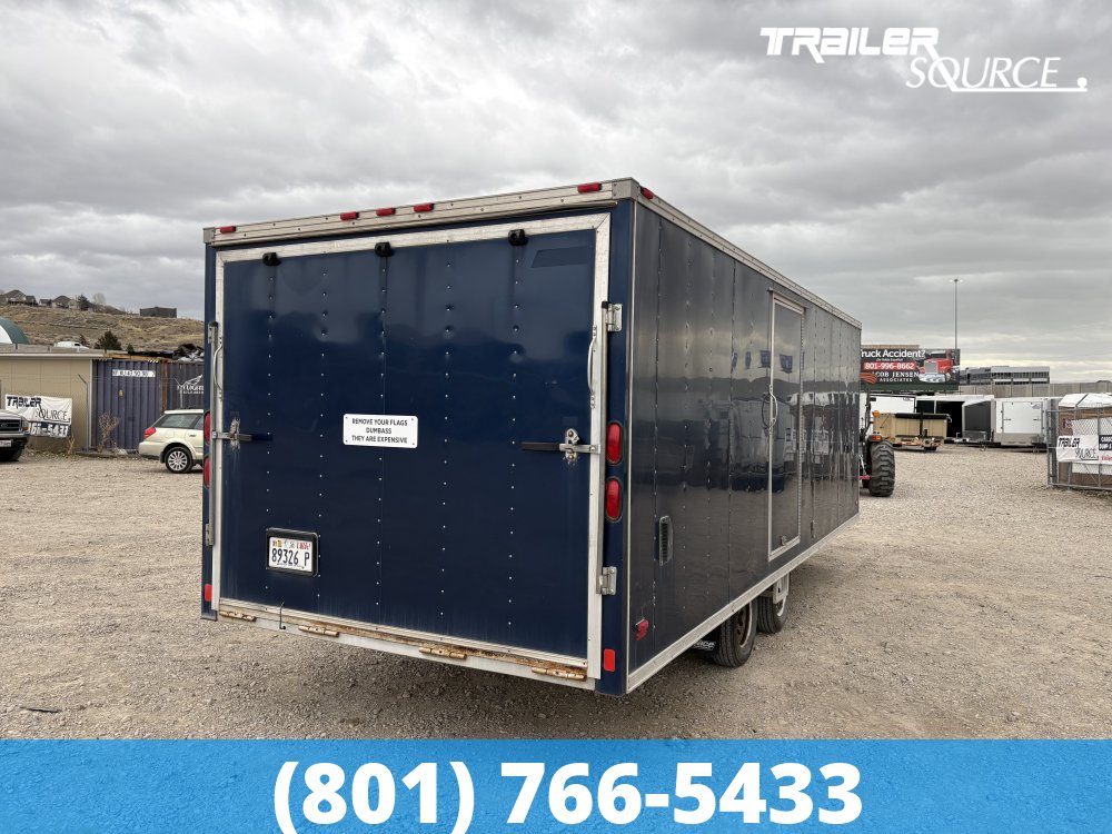 8.5x26 Pace American Cargo Sport Snowmobile Trailer - 6'6" Interior - 7K GVWR