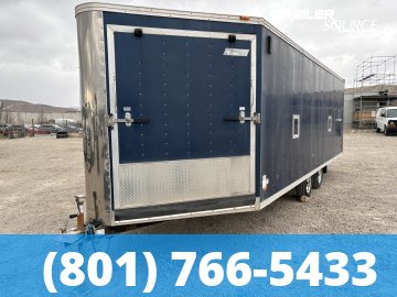 8.5x26 Pace American Cargo Sport Snowmobile Trailer - 6'6" Interior - 7K GVWR