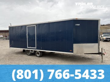 8.5x26 Pace American Cargo Sport Snowmobile Trailer - 6'6" Interior - 7K GVWR