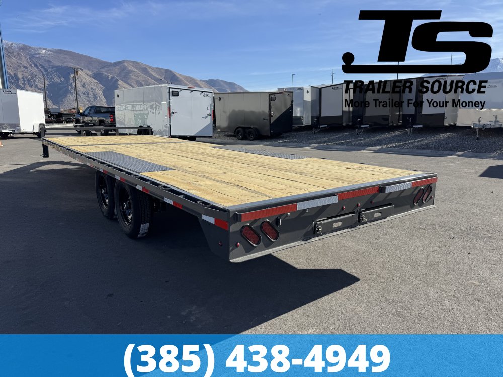8.5x24 Lamar F8 Deckover Equipment Trailer - 14K GVWR - 16" Cross Member Upgrade