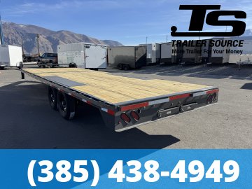 8.5x24 Lamar F8 Deckover Equipment Trailer - 14K GVWR - 16" Cross Member Upgrade