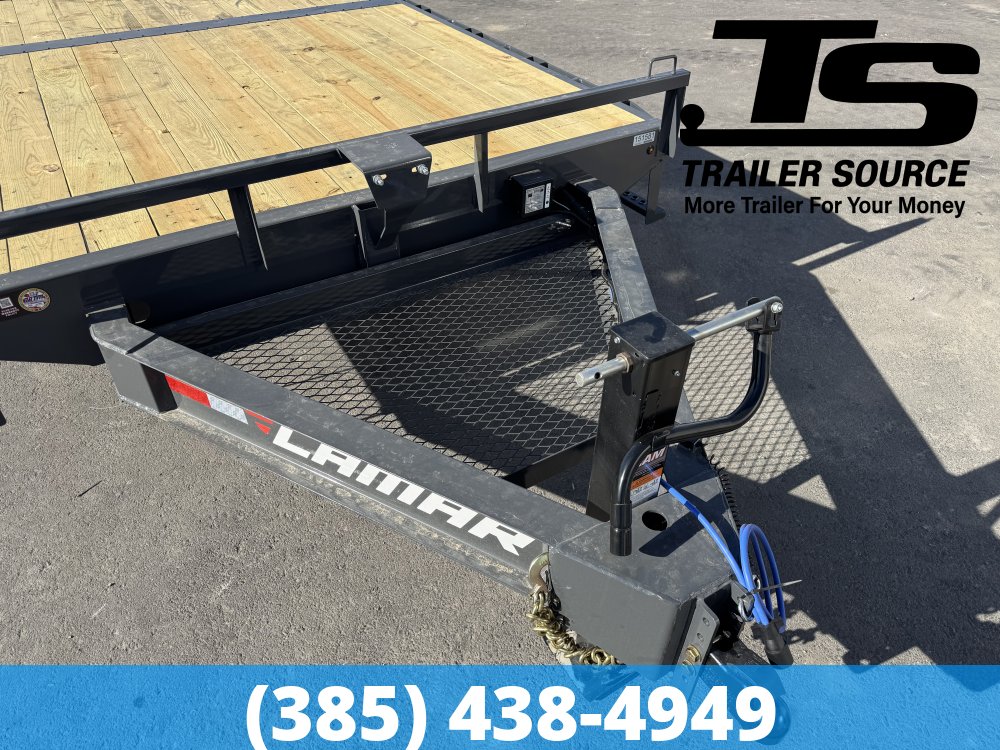 8.5x24 Lamar F8 Deckover Equipment Trailer - 14K GVWR - 16" Cross Member Upgrade