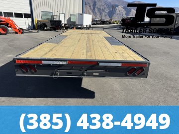 8.5x24 Lamar F8 Deckover Equipment Trailer - 14K GVWR - 16" Cross Member Upgrade