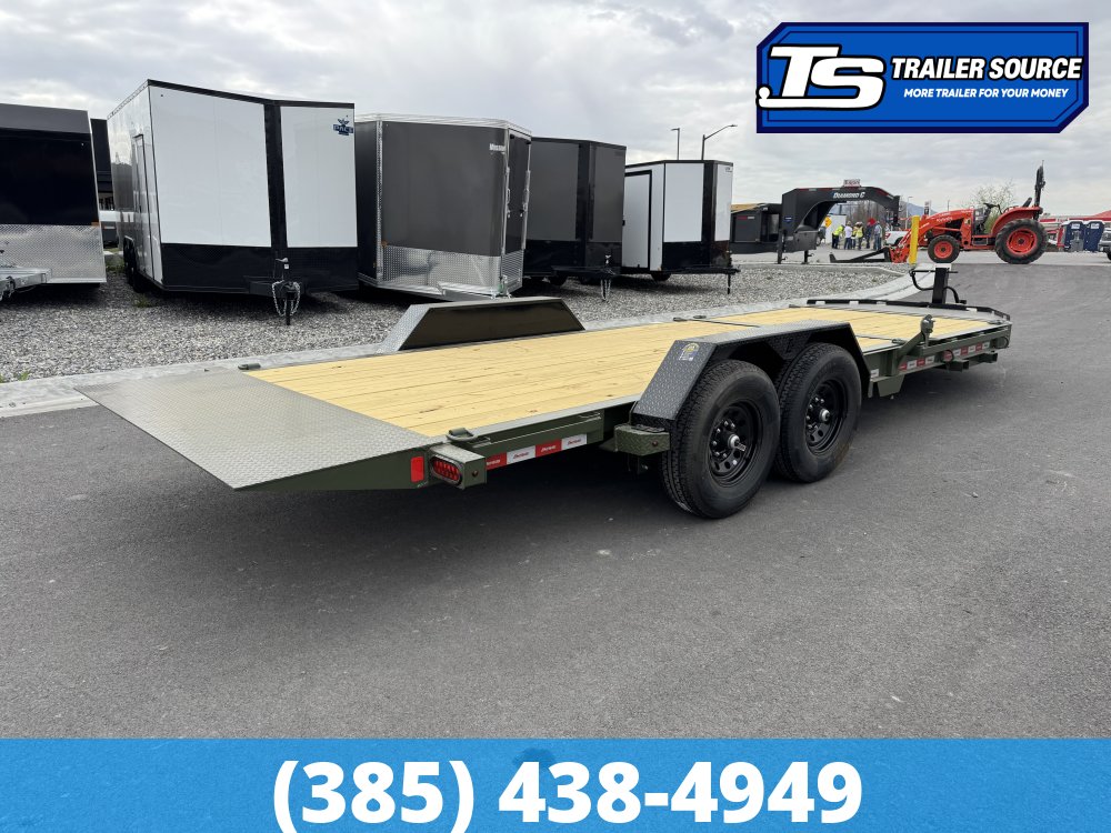 7x22 Liberty LT Tilt Trailer - 15.4K GVWR - I-Beam Frame