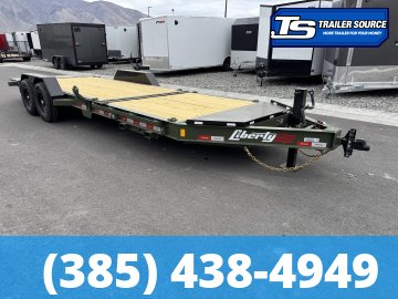 7x22 Liberty LT Tilt Trailer - 15.4K GVWR - I-Beam Frame