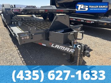 8.5x36 Lamar H8 Wide Body w/ Drive Over fenders Equipment Trailer - 21K GVWR -
